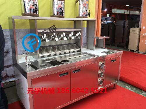 连云港元孚奶茶操作台 奶茶店操作台 不锈钢奶茶水吧台
