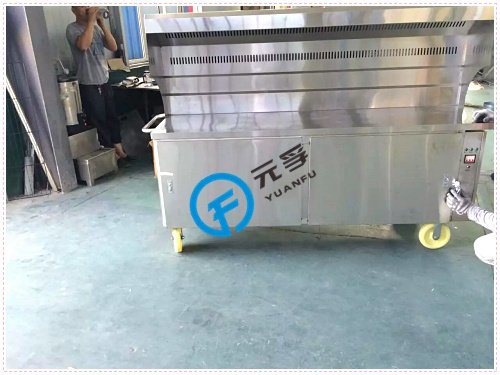 元孚无烟净化烧烤车烧烤炉商用木炭无烟烧烤炉不锈钢烧烤